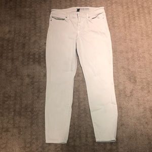 Tan colored stretchy jeggings